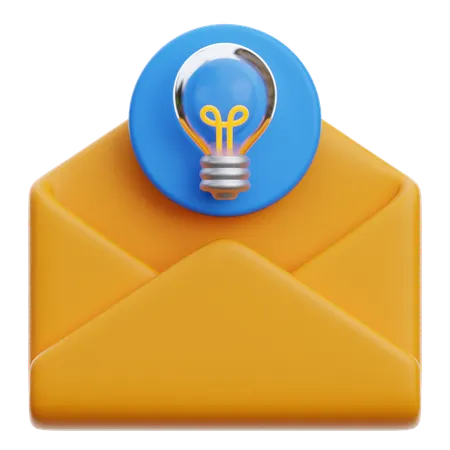 Inspirations-E-Mail  3D Icon