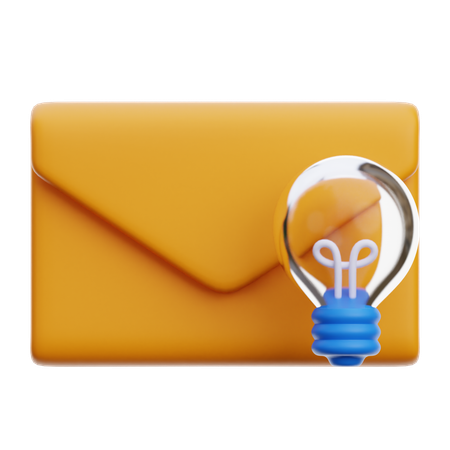 Inspiration Email  3D Icon