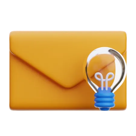 Inspiration Email  3D Icon