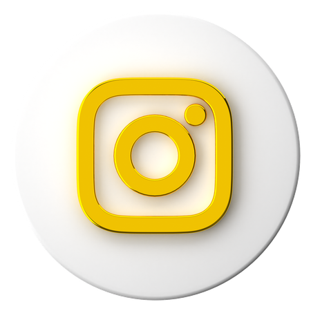 インスタグラム  3D Icon