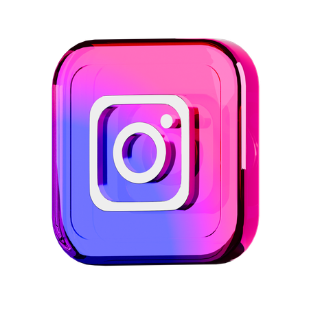 インスタグラム  3D Icon