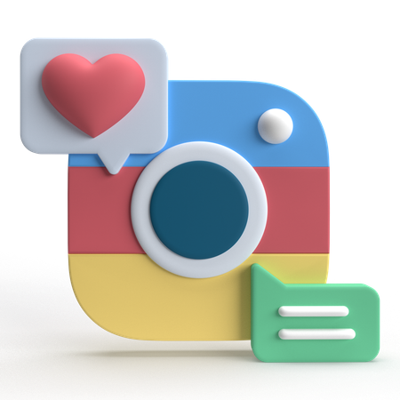 Instagram  3D Icon