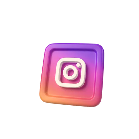 Instagram  3D Icon