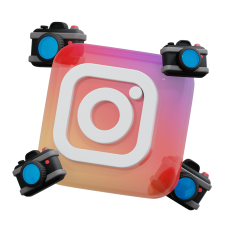 Instagram  3D Icon