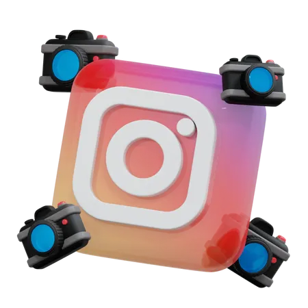 Instagram  3D Icon