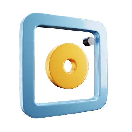 Instagram  3D Icon