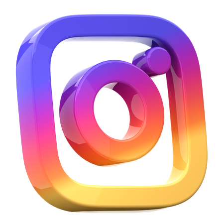 Instagram  3D Icon