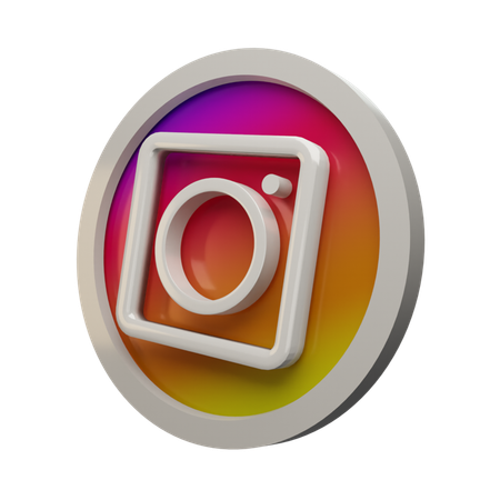 Instagram  3D Icon