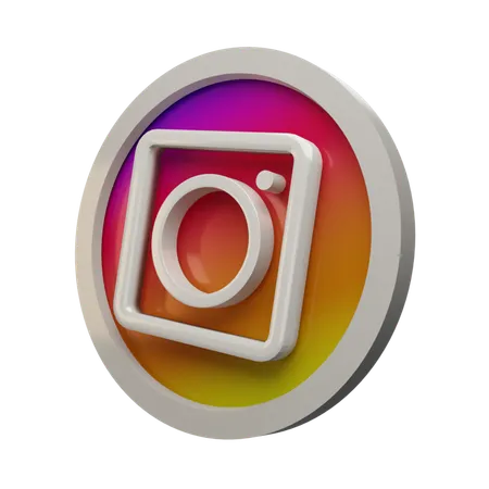 Instagram  3D Icon