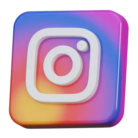 Instagram  3D Icon