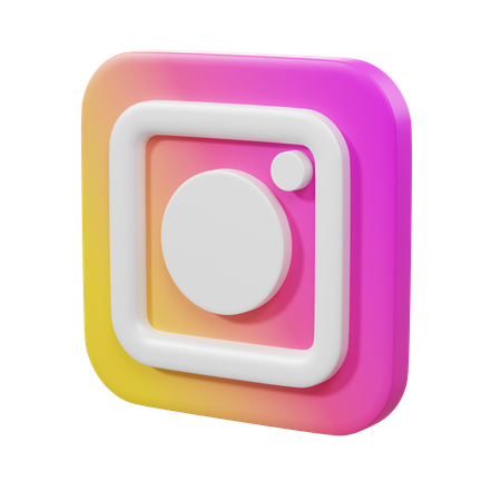 Instagram  3D Icon