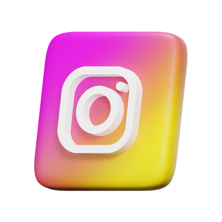 Instagram  3D Icon