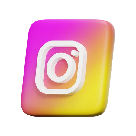 Instagram  3D Icon