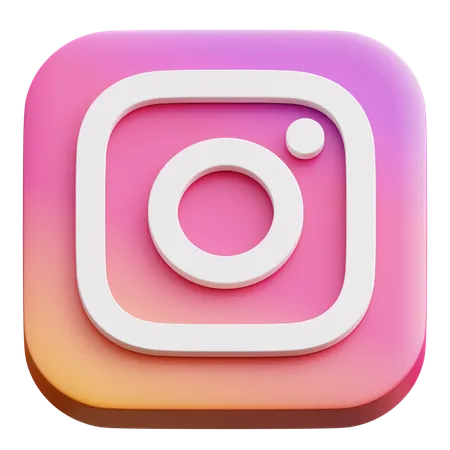 Instagram  3D Icon