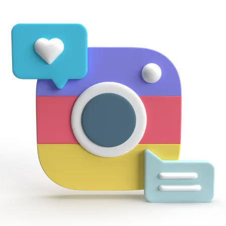 Instagram  3D Icon