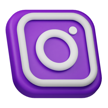 Instagram  3D Icon