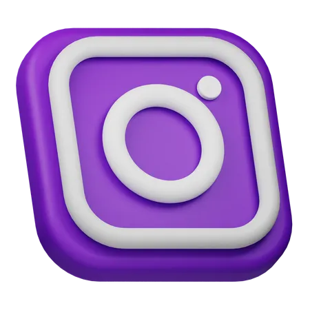 Instagram  3D Icon