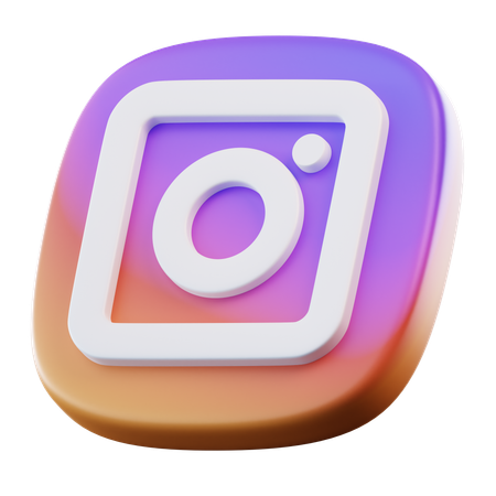 Instagram  3D Icon