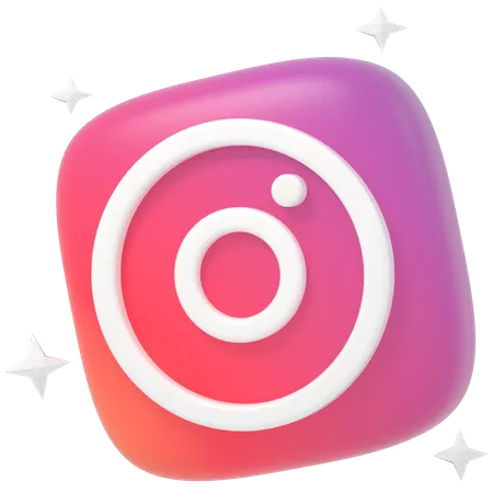 Instagram  3D Illustration