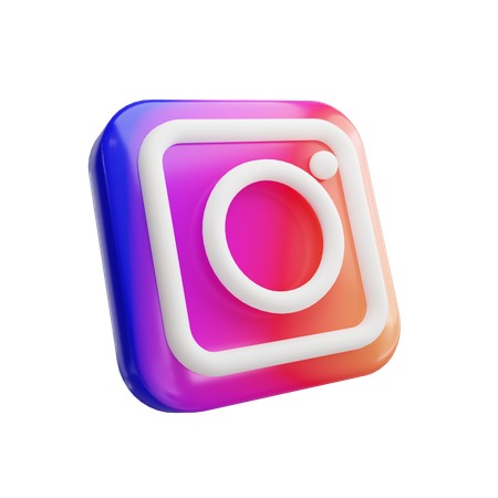 Instagram App  3D Icon