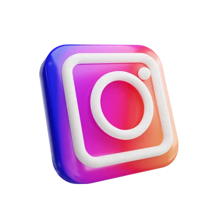 Instagram App  3D Icon