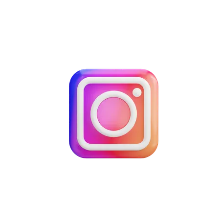 Instagram App 3 D Logo 3D Icon