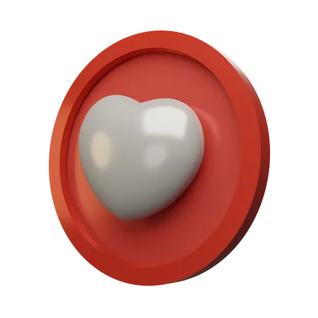 Corazón de instagram  3D Icon
