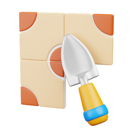 Instalação de azulejos  3D Icon