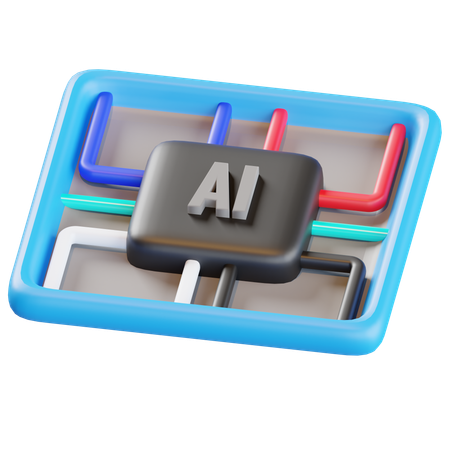 Instalación de IA  3D Icon