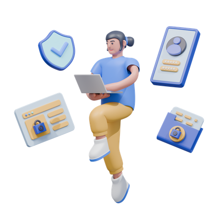 Installation de sécurité de l'appareil  3D Icon