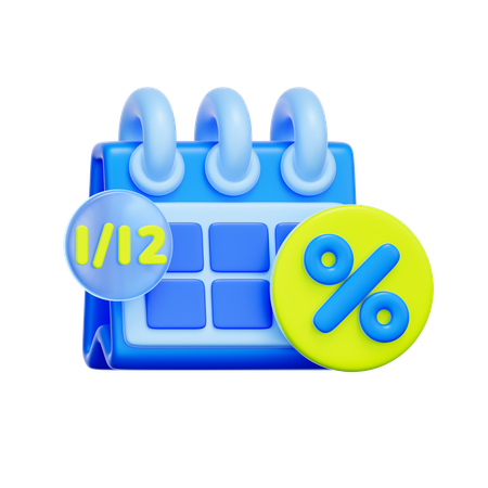 Installment Payment  3D Icon