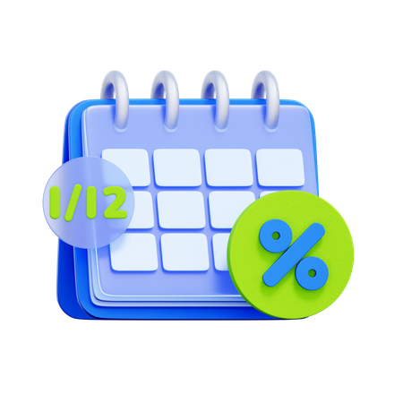 Installment Payment  3D Icon
