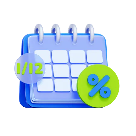Installment Payment  3D Icon