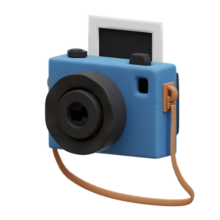 Instant Camera  3D Illustration