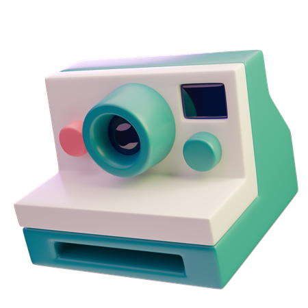 Instant Camera  3D Icon