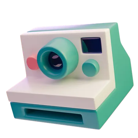 Instant Camera  3D Icon