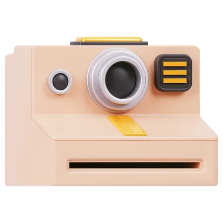 Instant Camera  3D Icon