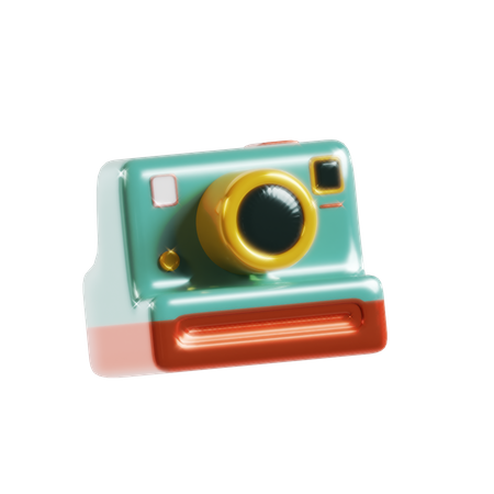 Instant Camera  3D Icon