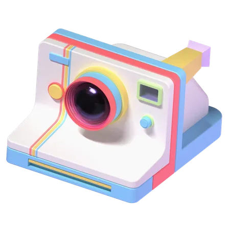 Instant Camera  3D Icon