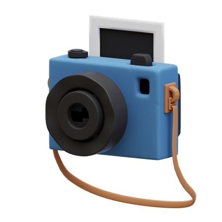 Instant Camera  3D Illustration