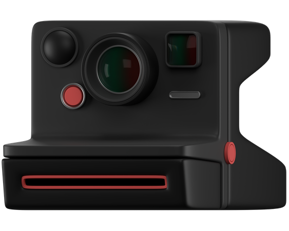 Instant Camera  3D Icon