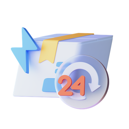 Instant Delivery  3D Icon