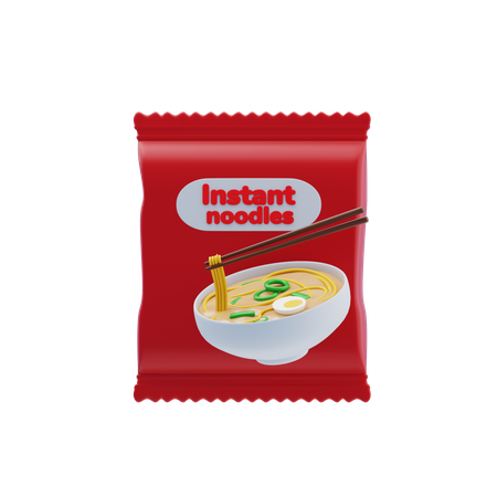 Instant Noodles  3D Icon
