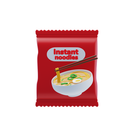 Instant Noodles  3D Icon