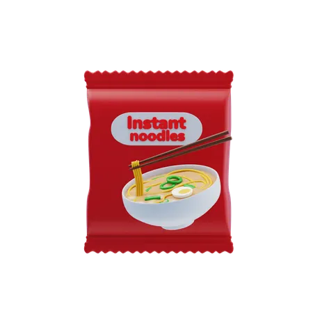 Instant Noodles  3D Icon