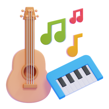 Instrument de musique  3D Icon