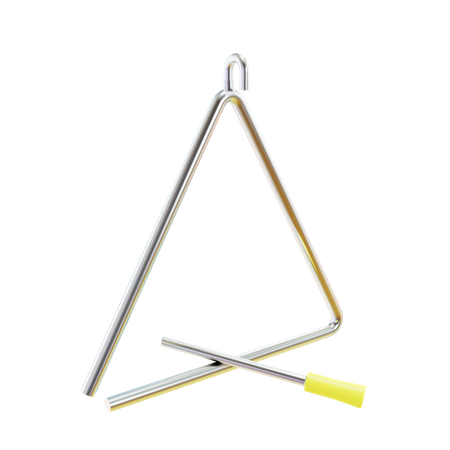 Instrument triangulaire  3D Illustration