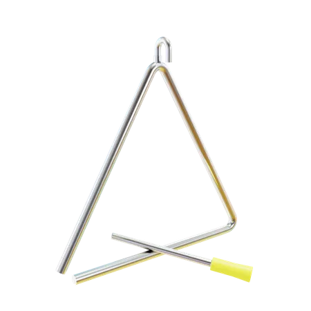 Instrument triangulaire  3D Illustration