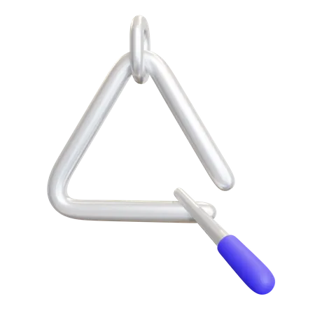 Instrument triangulaire  3D Icon