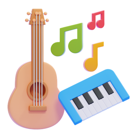 Instrumento musical  3D Icon